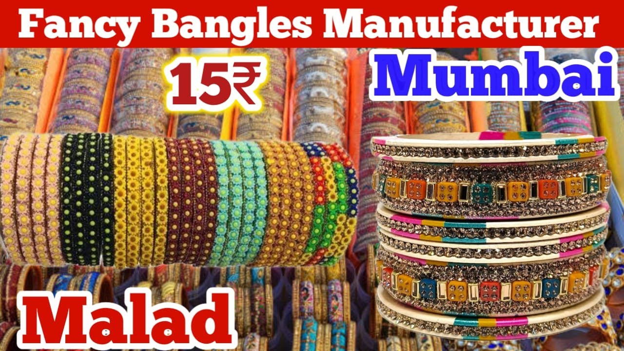 FIND Your Dream Fancy Stone Bangles in Mumbai's Best Wholesale Markets | Metal Bangles Wholesale