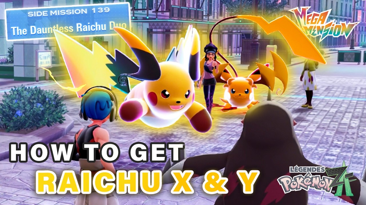 Jak zdobyć MEGA RAICHU X & Y (Ewolucja Mega Pikachu) ► Pokemon Legends ZA