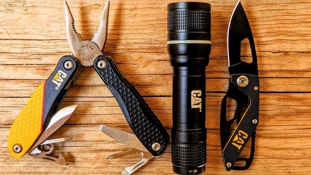 Multiherramienta , Navaja y Linterna CATERPILLAR - Unboxing