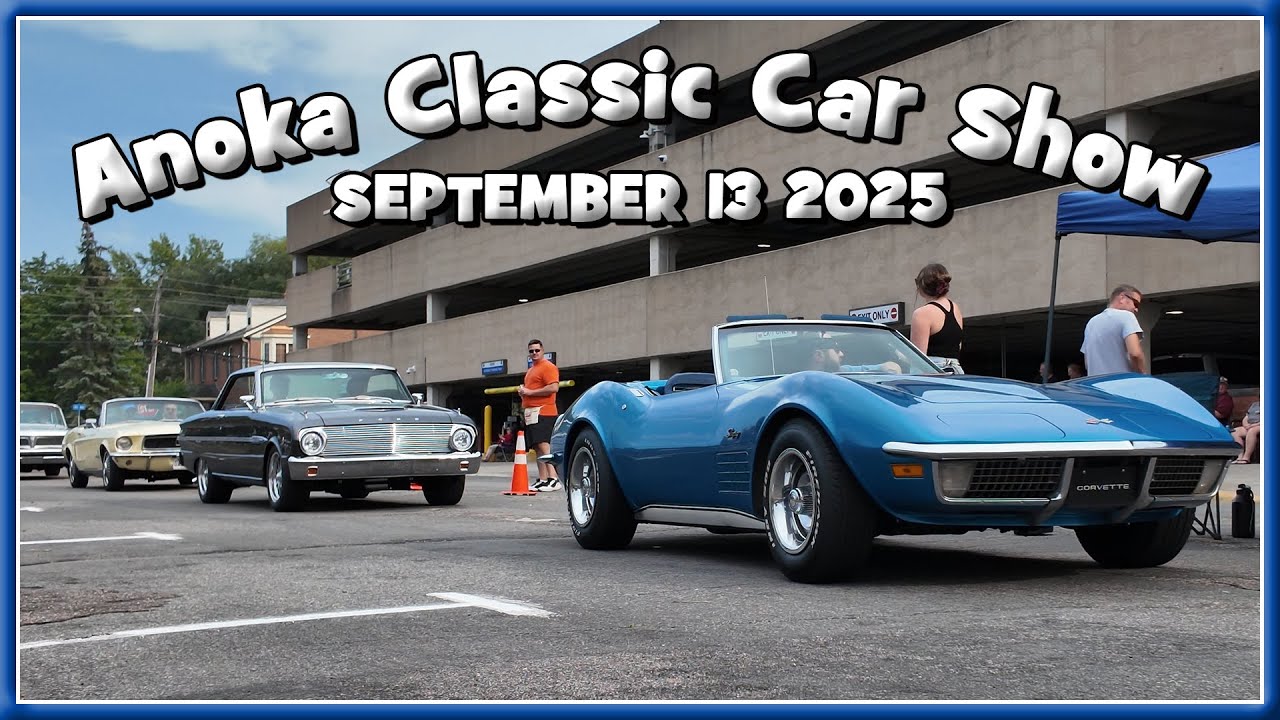 Anoka Classic Car Show - Street Rods, Muscle Cars & more.  September 13 2025