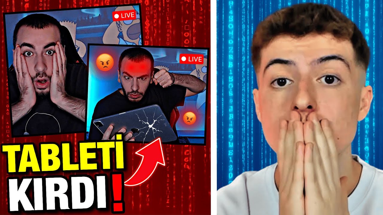 BANA YUMRUK ATAN YAYINCIYI GHOSTLAYIP ÇILDIRTTIM! 😱 (TABLETİ KIRDI) | PUBG MOBİLE