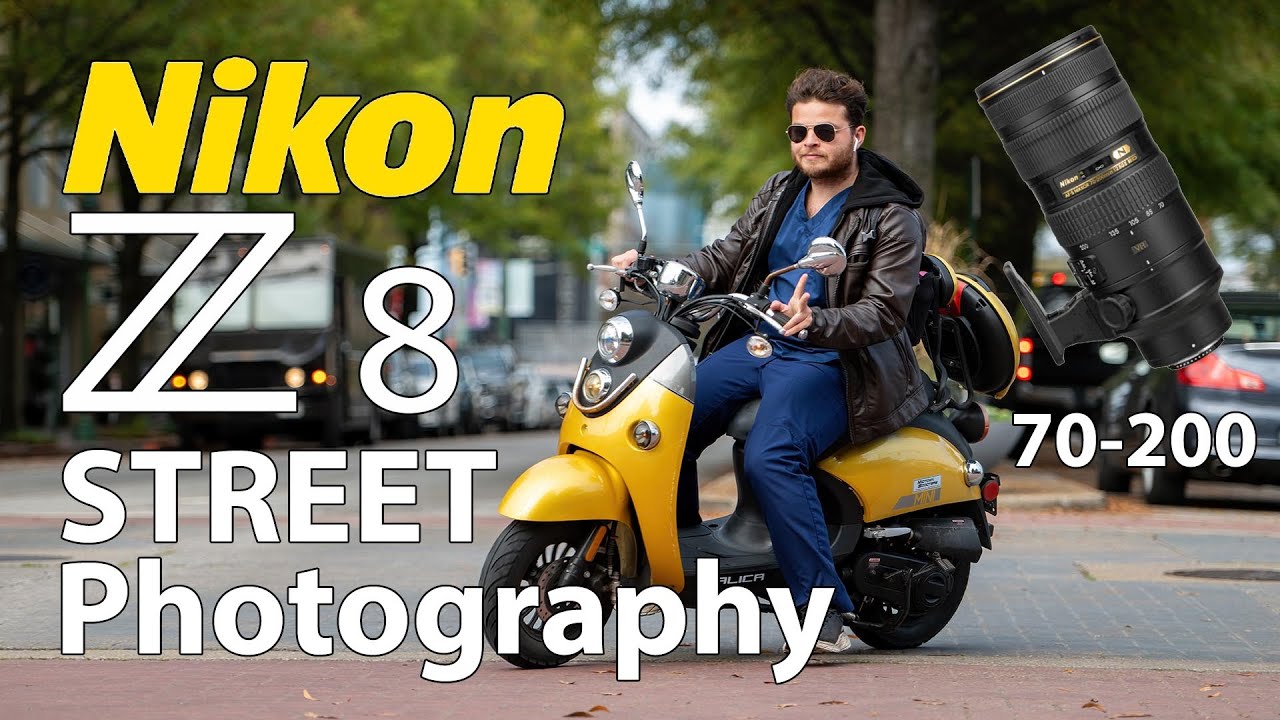 Nikon Z8 Street Photography 70-200 f/2.8 G VR II Lens!