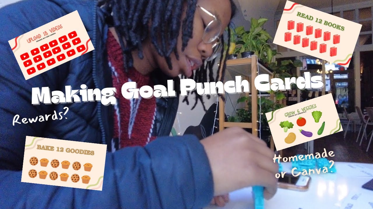 I Made 2026 Goal Punch Cards instead of resolutions| DIY
