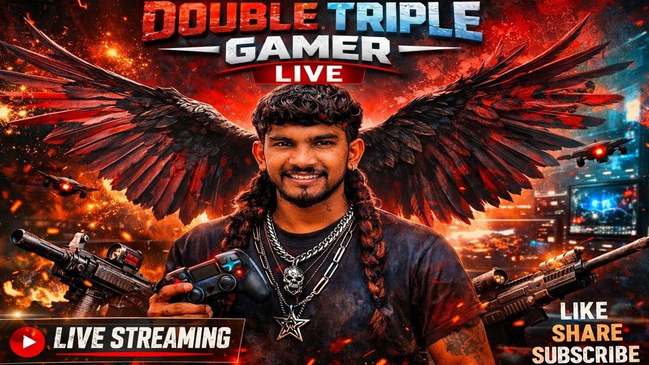 FREE FIRE🔥JUJUTSU KAISEN | CS RANKED | GOLD➡️HEROIC | DOOUBLE TRIPLE GAMER | TELUGU LIVE 🔴STREAM #1