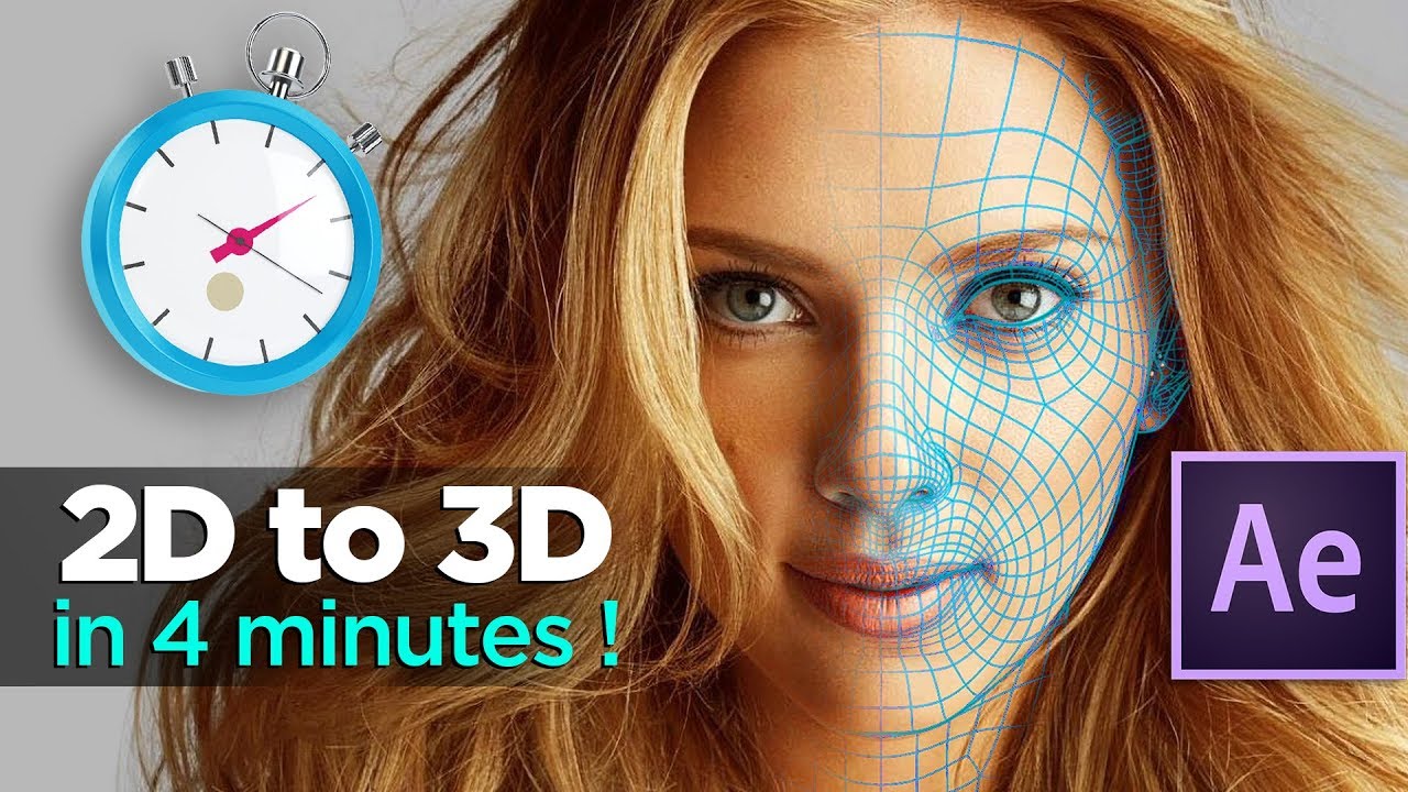 How To ANIMATE a PHOTO in 3D with After Effects