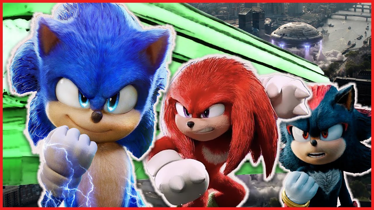 SONIC THE HEDGEHOG 3 🌀 Sonic Knuckles Shadow vs Alien Ship – Coffin Dance Meme Song (COVER)