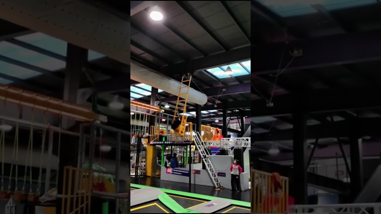 Best Trampoline Park Supplier,Airbag Basketball Games Indoor Trampoline Park,China Manufacturer