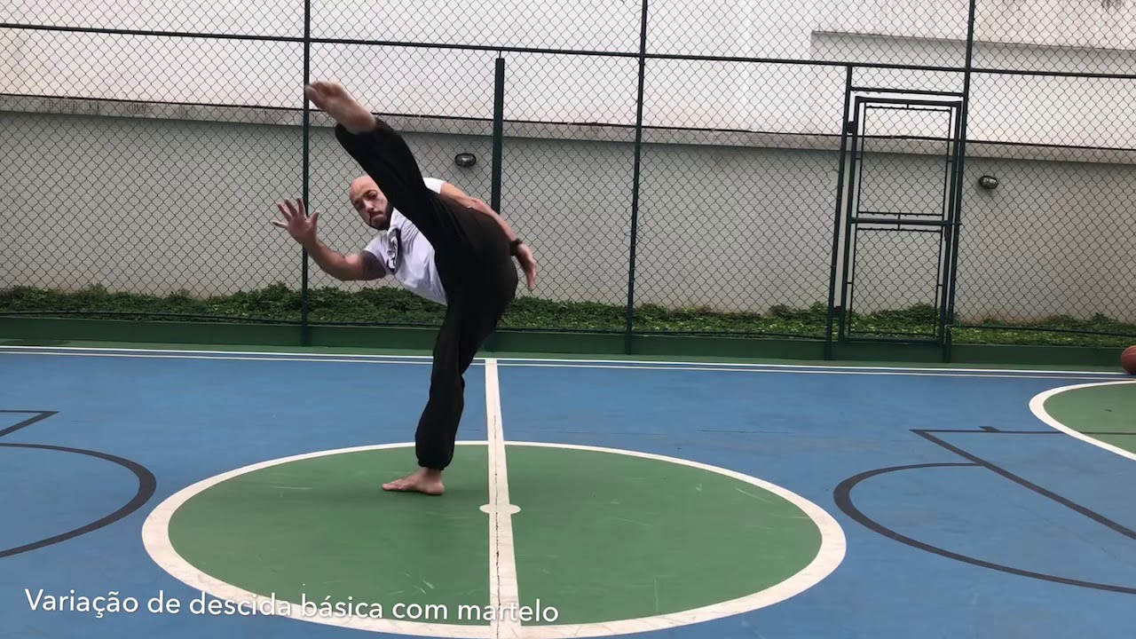 Treino técnico de descida básica com golpe de linha (martelo) 14/06/2018