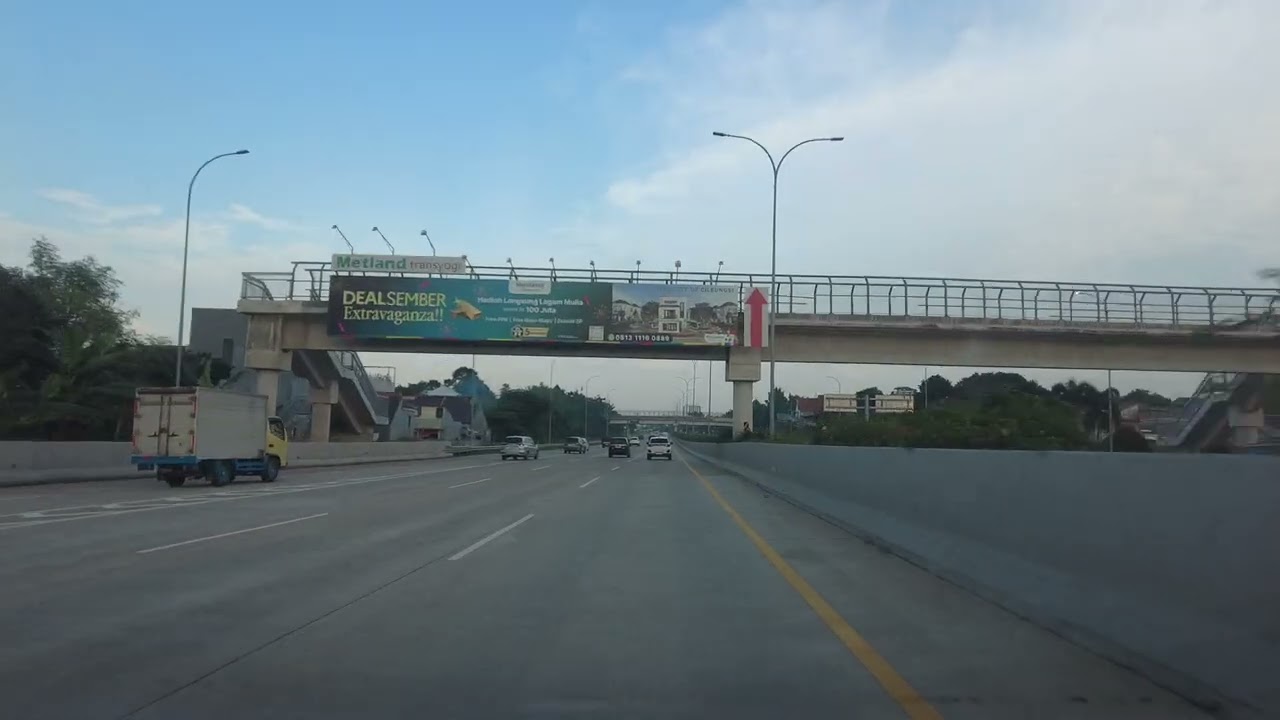 Driving from Pondok Cabe to Cisalak Depok via Serpong-Cinere & Cinere-Jagorawi (CIJAGO) Toll Roads