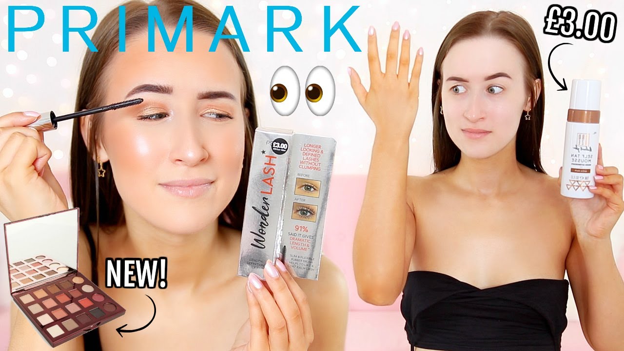 TESTING *NEW* PRIMARK BEAUTY... (Makeup, Fake Tan, Lashes etc...)