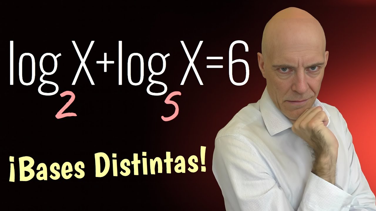 Potente ecuación logarítmica con bases diferentes💪