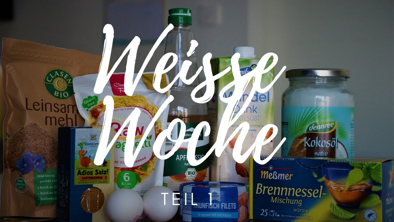 Abnehmen durch Ernährungsumstellung | langfristiger Erfolg ohne Jojo-Effekt | Weisse Woche Teil 1