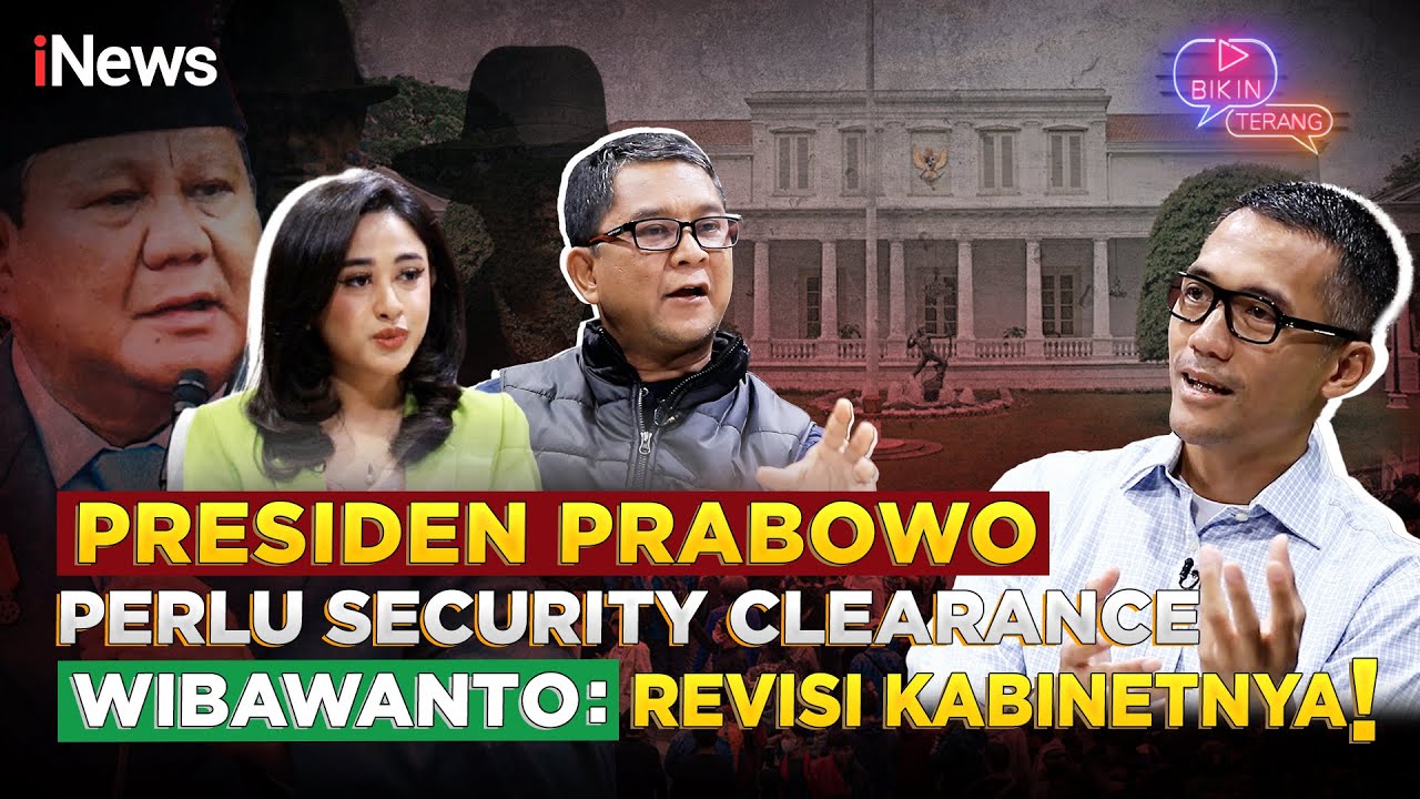 Pakar Wibawanto Nugroho Tegas Usul Presiden Prabowo Revisi Kabinetnya: Security Clearance Ulang!