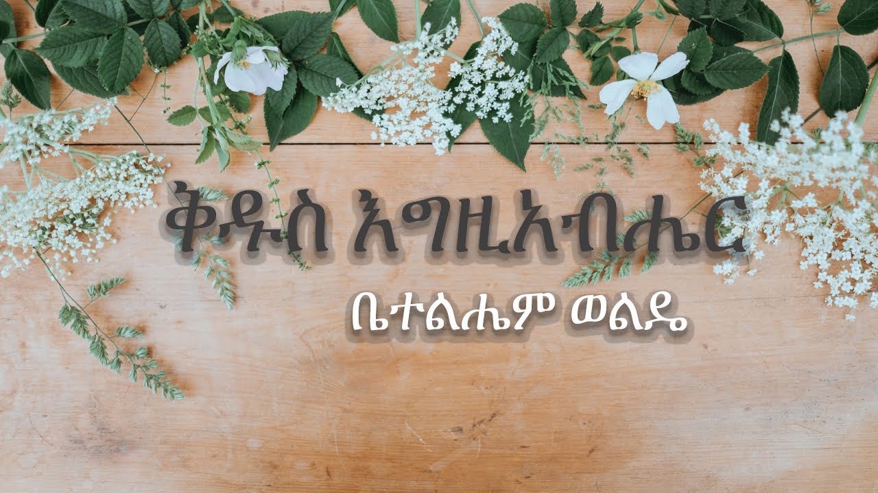 Bethlehem wolde ቤተልሔም ወልዴ 
