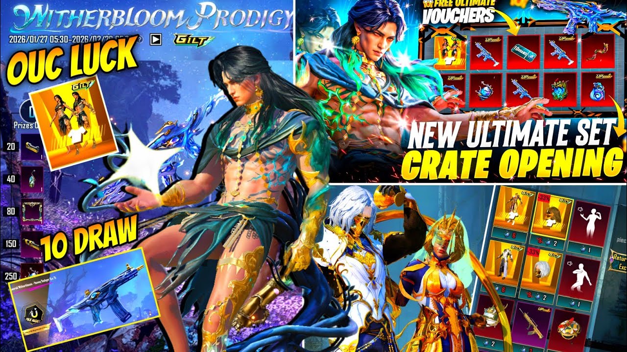BGMI NEW ULTIMATE CRATE OPENING | HONEY BADGER ULTIMATE SPIN | NEW GILT SPIN LUCK 0UC ULTIMATE TRICK