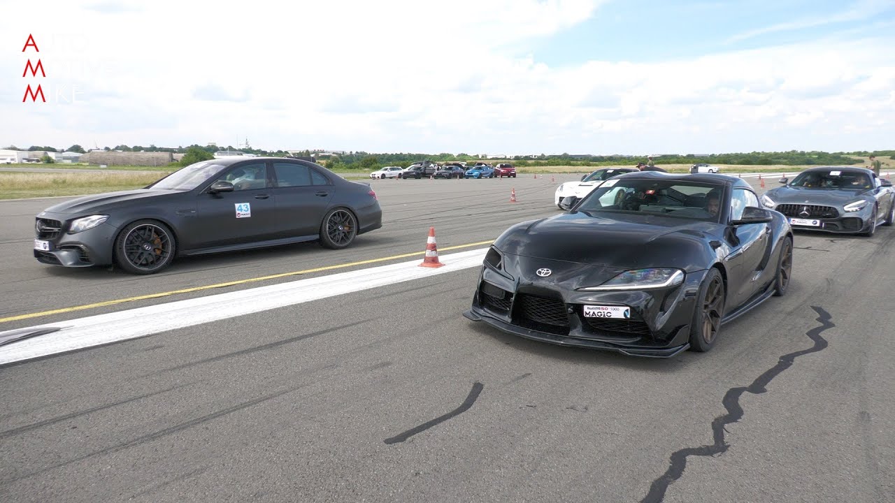 850HP Toyota Supra Mk5 vs 1000HP Mercedes-AMG E63S GAD