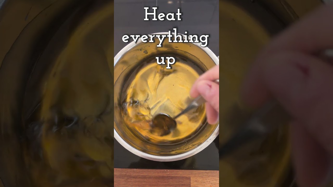 Easy recipe to make your own leather conditioner! 