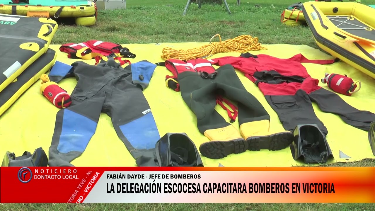 La delegación escocesa capacitará a los bomberos de Victoria