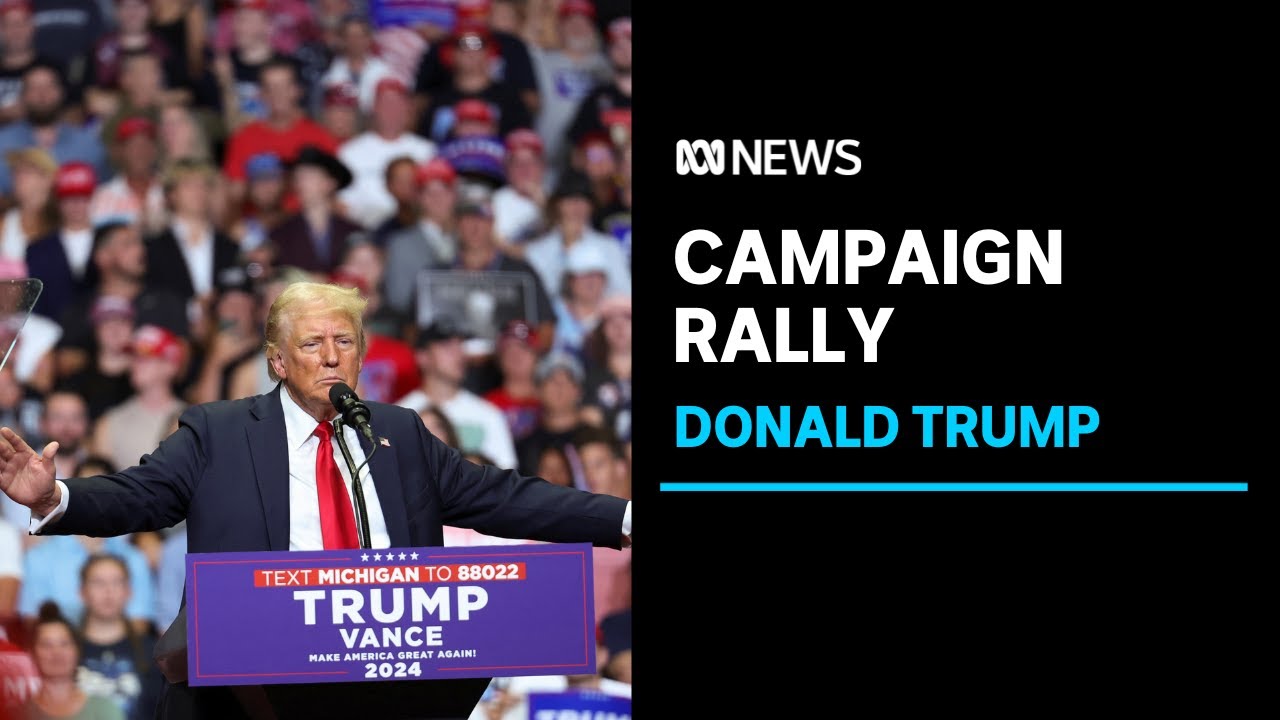Donald Trump holds first rally since assassination attempt, dispels Project 2025 links | ABC News