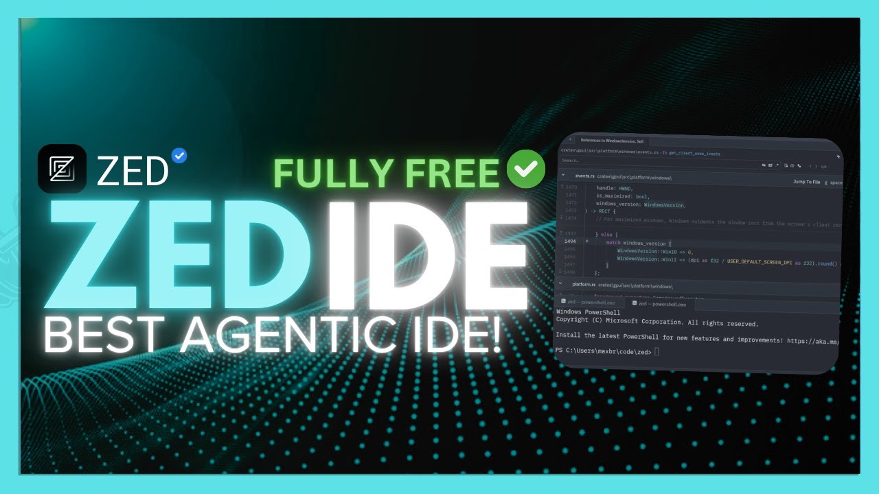 ОБНОВЛЕНИЕ Zed Editor: НОВАЯ IDE для Agentic AI &mdash; альтернатива Cursor + Windsurf! ПОЛНОСТЬЮ БЕСПЛ...