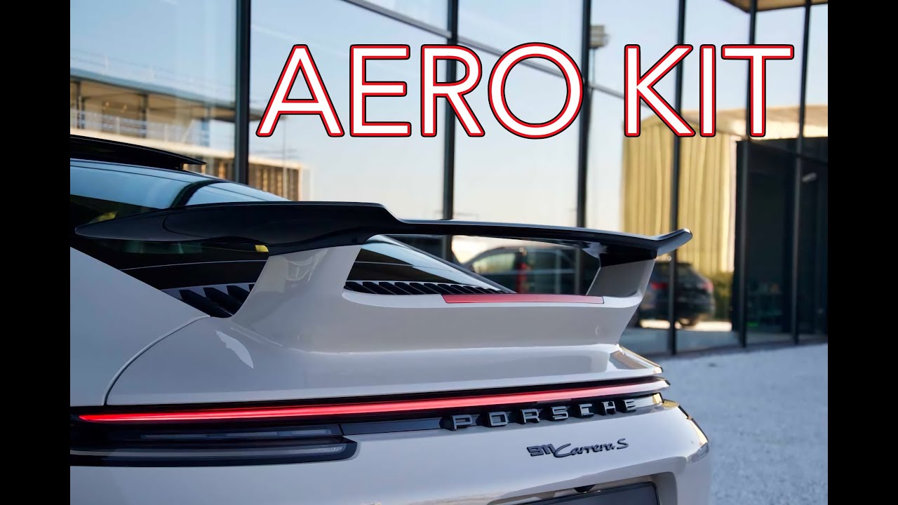 Porsche 992 Carbon Fiber Aero Kit Wing Spoiler for the 911 Carrera S, 4S & GTS fits OEM Coupe by DMC