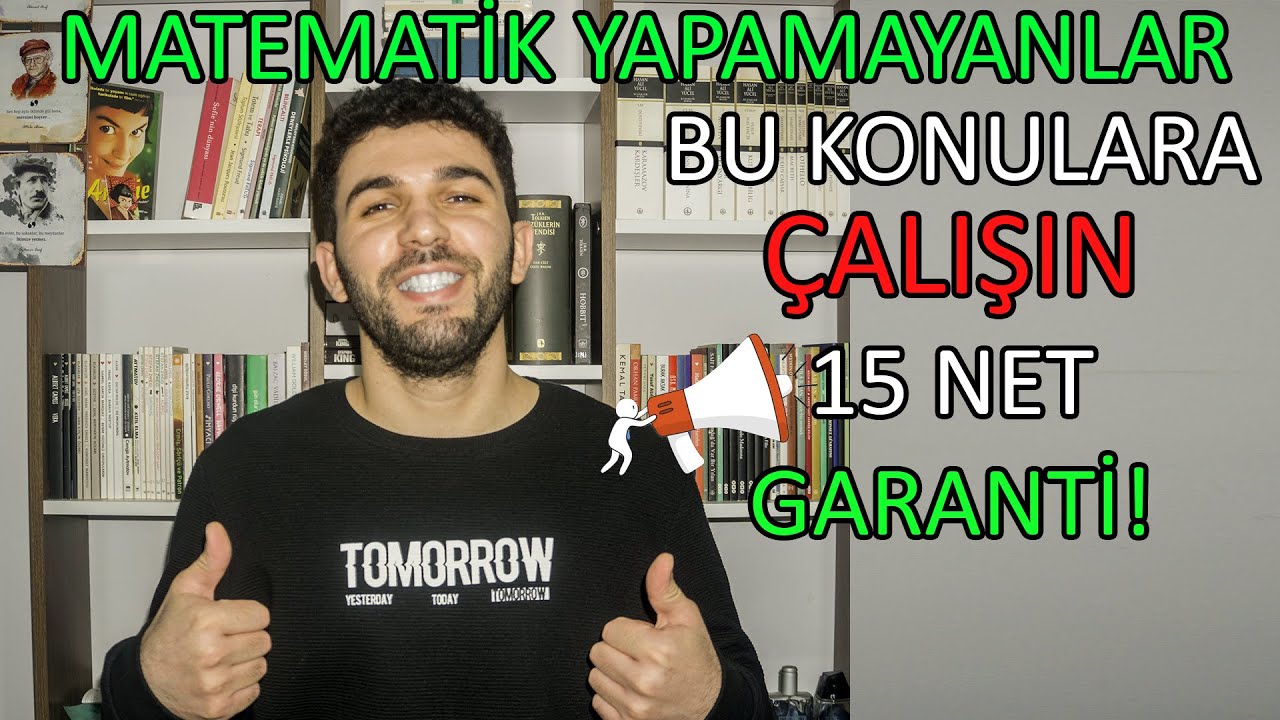 MATEMATİK YAPAMAYANLAR Bu Konulara KESİN ÇALIŞSIN! 15 NET GARANTİ! #KPSS #2022KPSS #KPSSMOTİVASYON