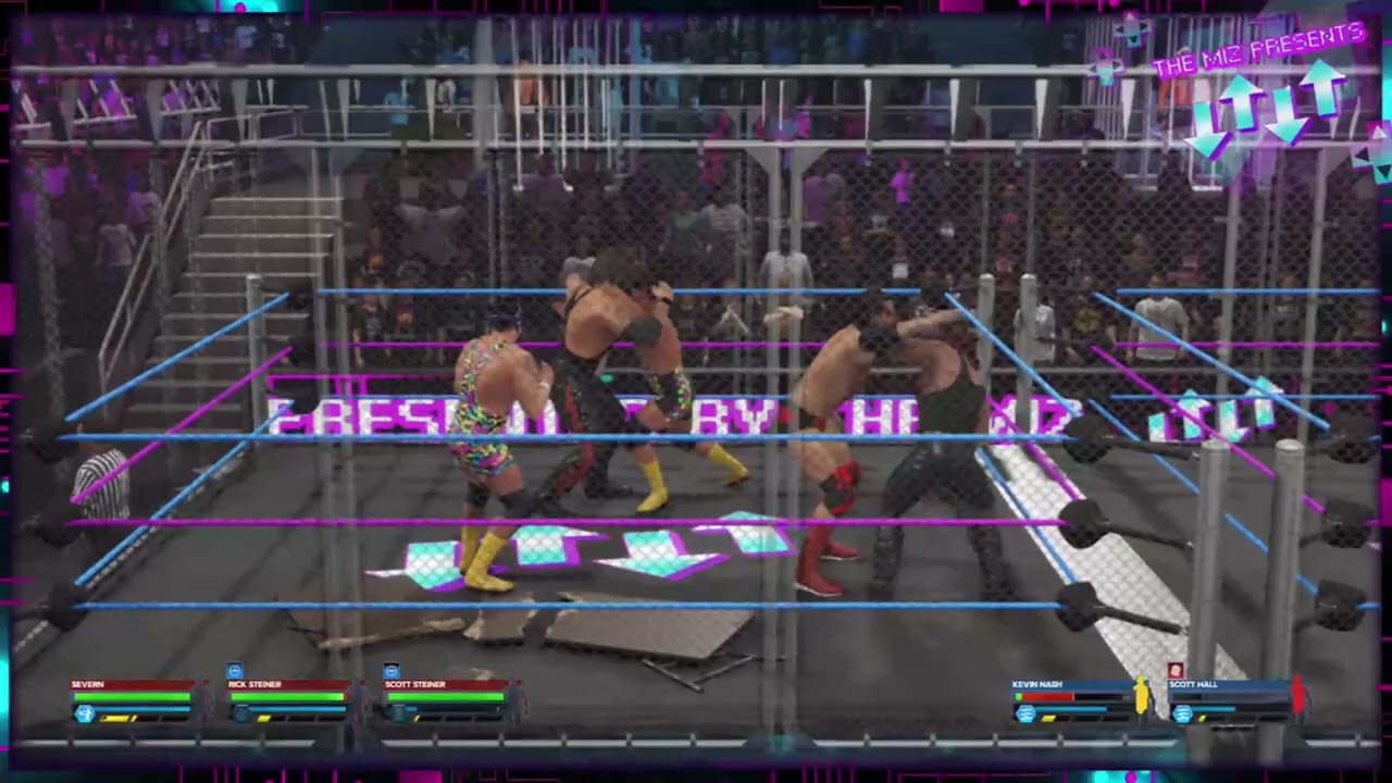 WWE 2K24: MyRise: Undisputed: WarGames Games (Unlocking  Down-Up Down-Up WarGames Arena) Full Match