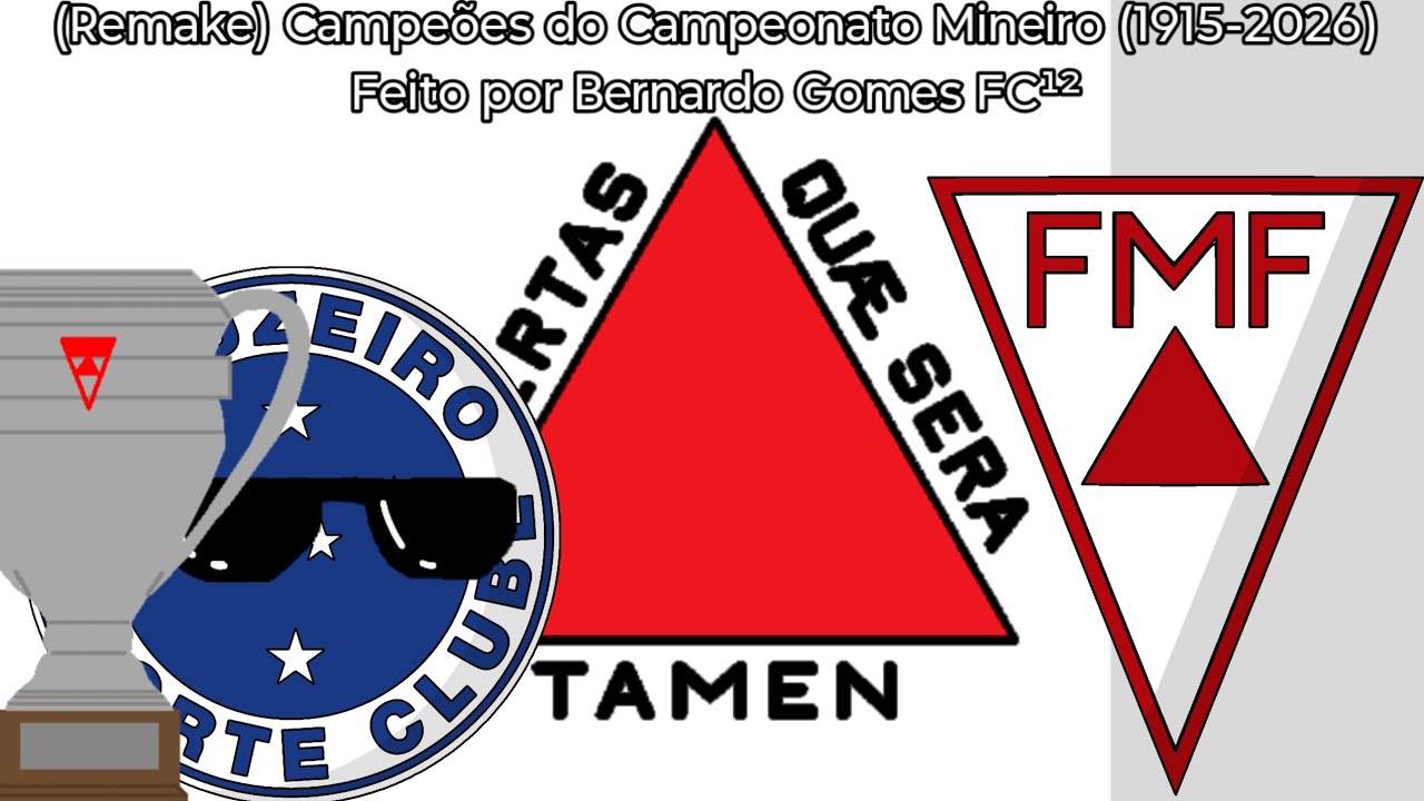 (Remake) Campeões do Campeonato Mineiro (1915-2026)