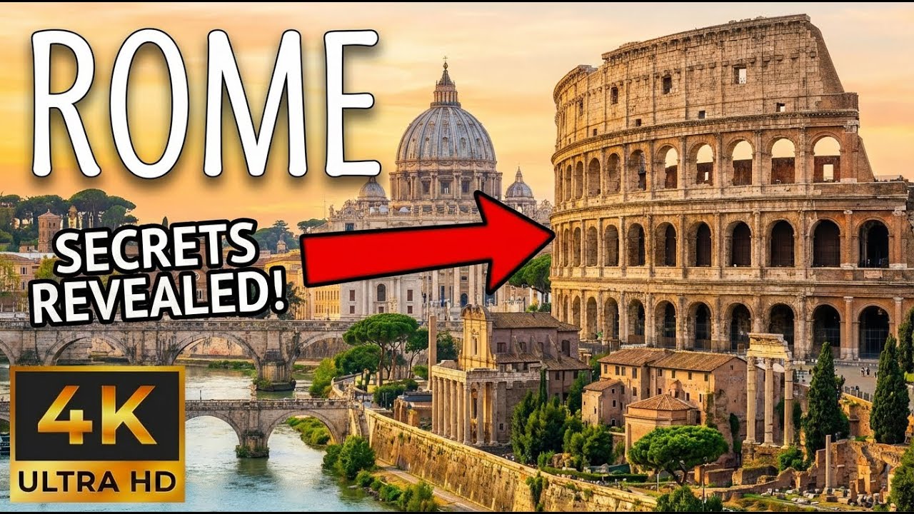 Rome Scenery 4K: Cinematic Relaxation - Ancient Wonders of Italy