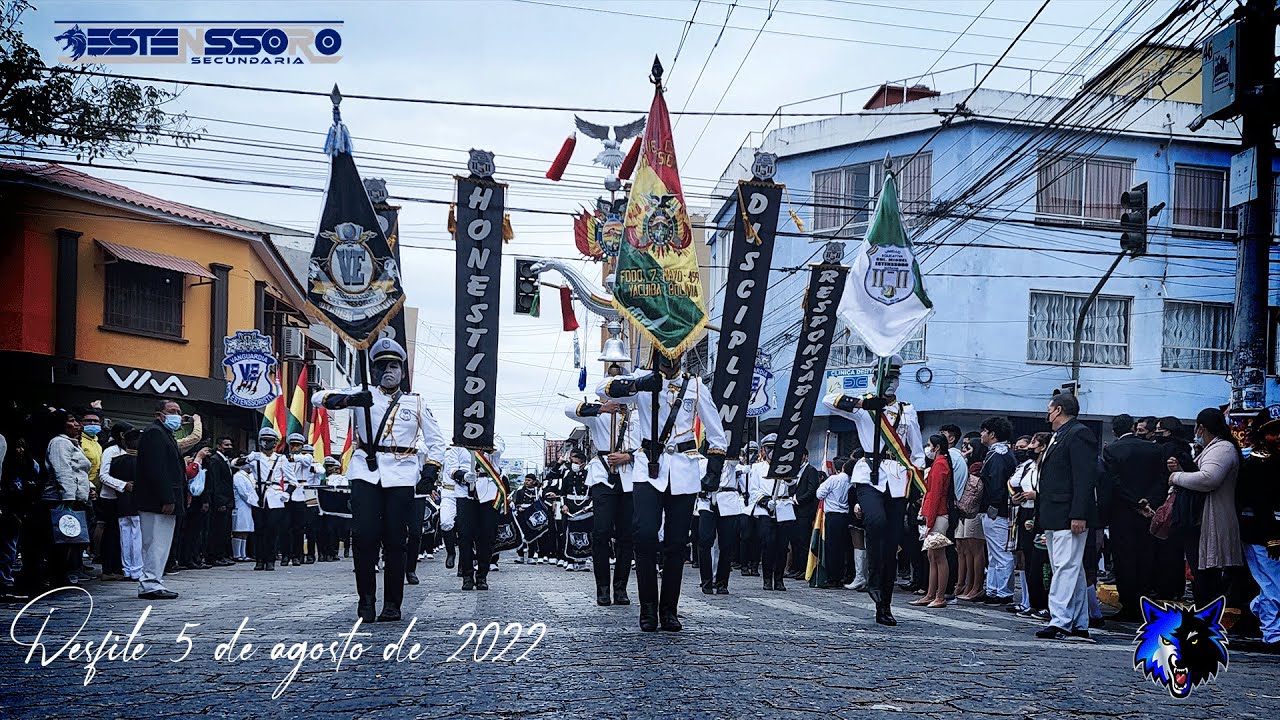 ESTENSSORO YACUIBA. Desfile 5 de agosto 2022.