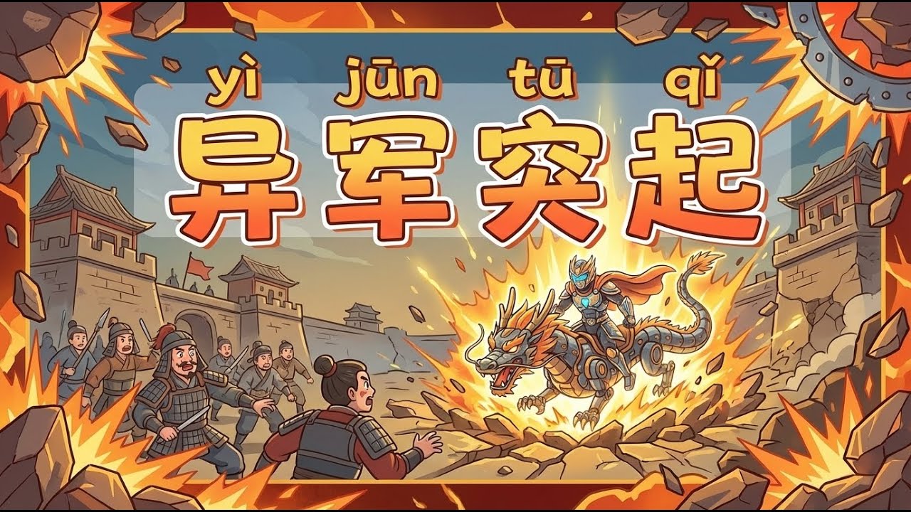 异军突起 (yì jūn tū qǐ) | 每天成语
