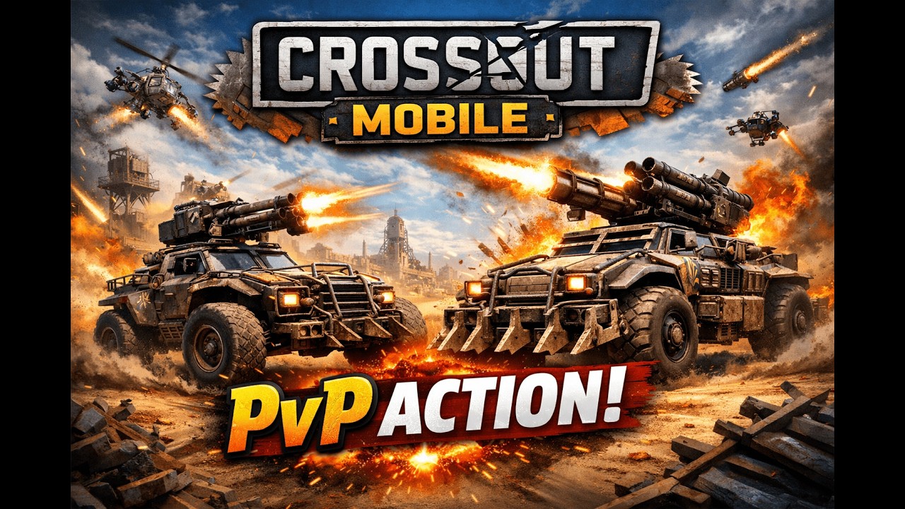 CROSSOUT Mobile PvP Action | Game Play 3 #CrossoutMobile #MobileGaming #CarBuilding #GamingShorts