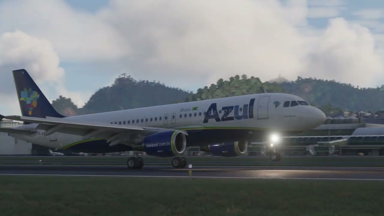 Windy Go-Around at Santos Dumont SBRJ ｜MSFS｜FENIX A320!