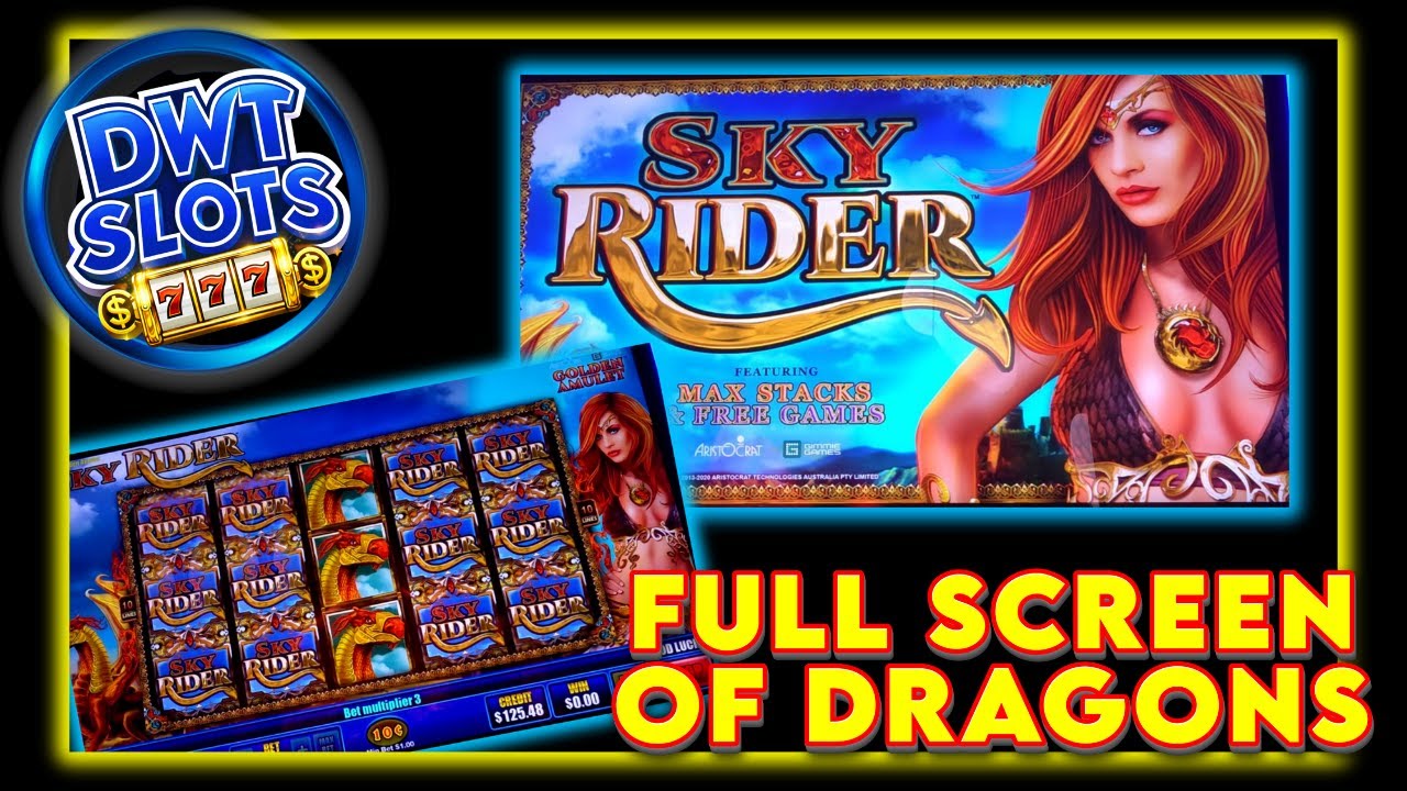 HUGE SKY RIDER WIN! Full‑Screen Dragon Madness!