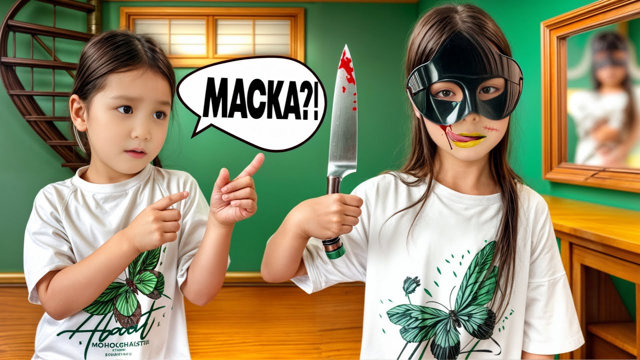 ТАНЫМАЙТЫН АДАМ ҚОРҚЫНЫШТЫ МАСКА  ТАСТАП КЕТТІ👺😨 / АЯНА БІЗДІ ӨЛТІРМЕКШІ БОЛДЫ😱
