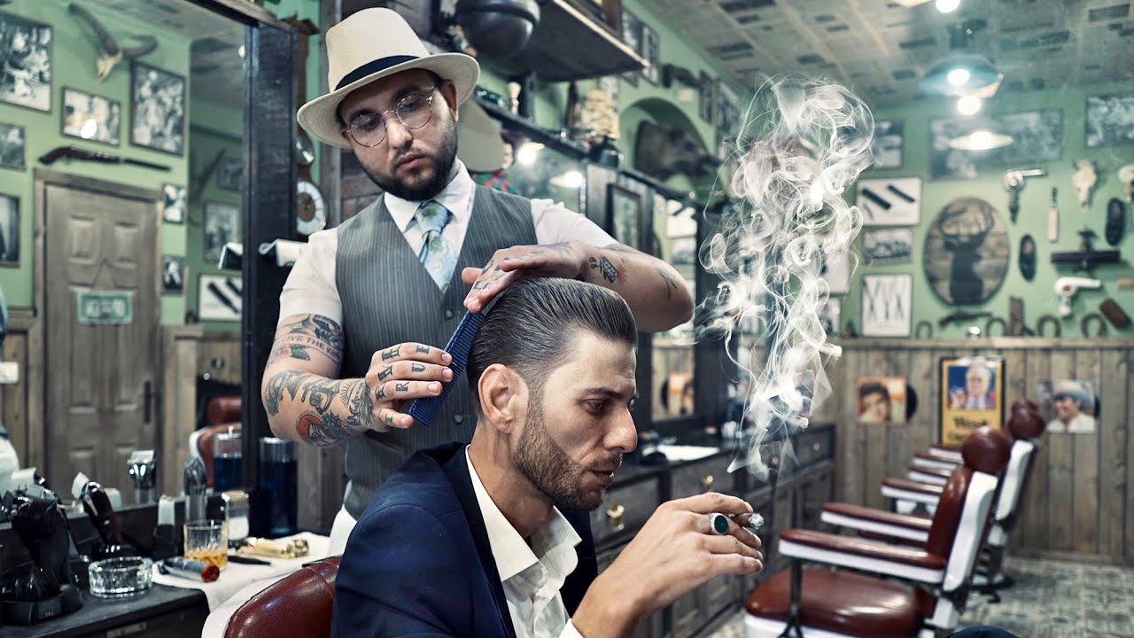 💈 ASMR BARBER - FLATTOP with FENDERS - Old School HAIRCUT