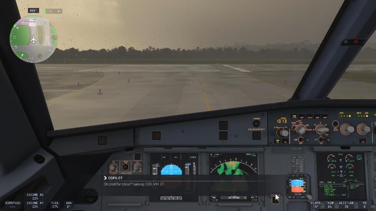 Microsoft Flight Simulator Take off