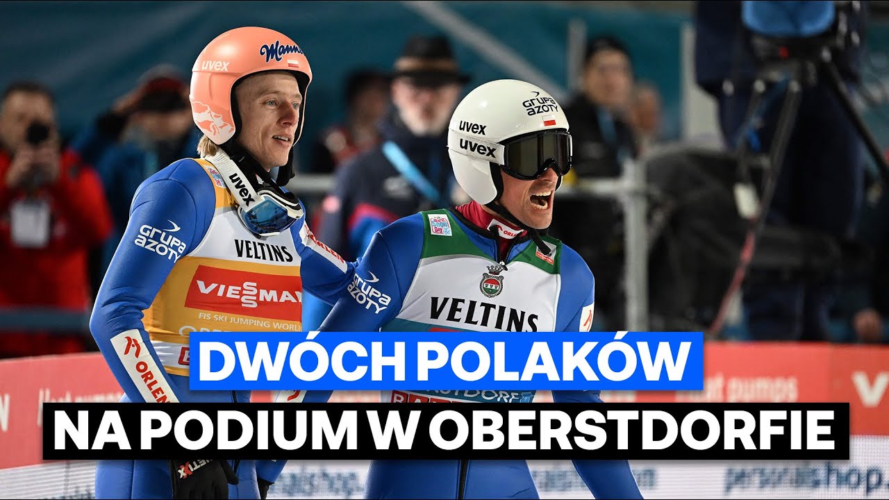 Piotr Żyła DRUGI, a Dawid Kubacki TRZECI! Wszystkie skoki Polaków z konkursu w Oberstdorfie