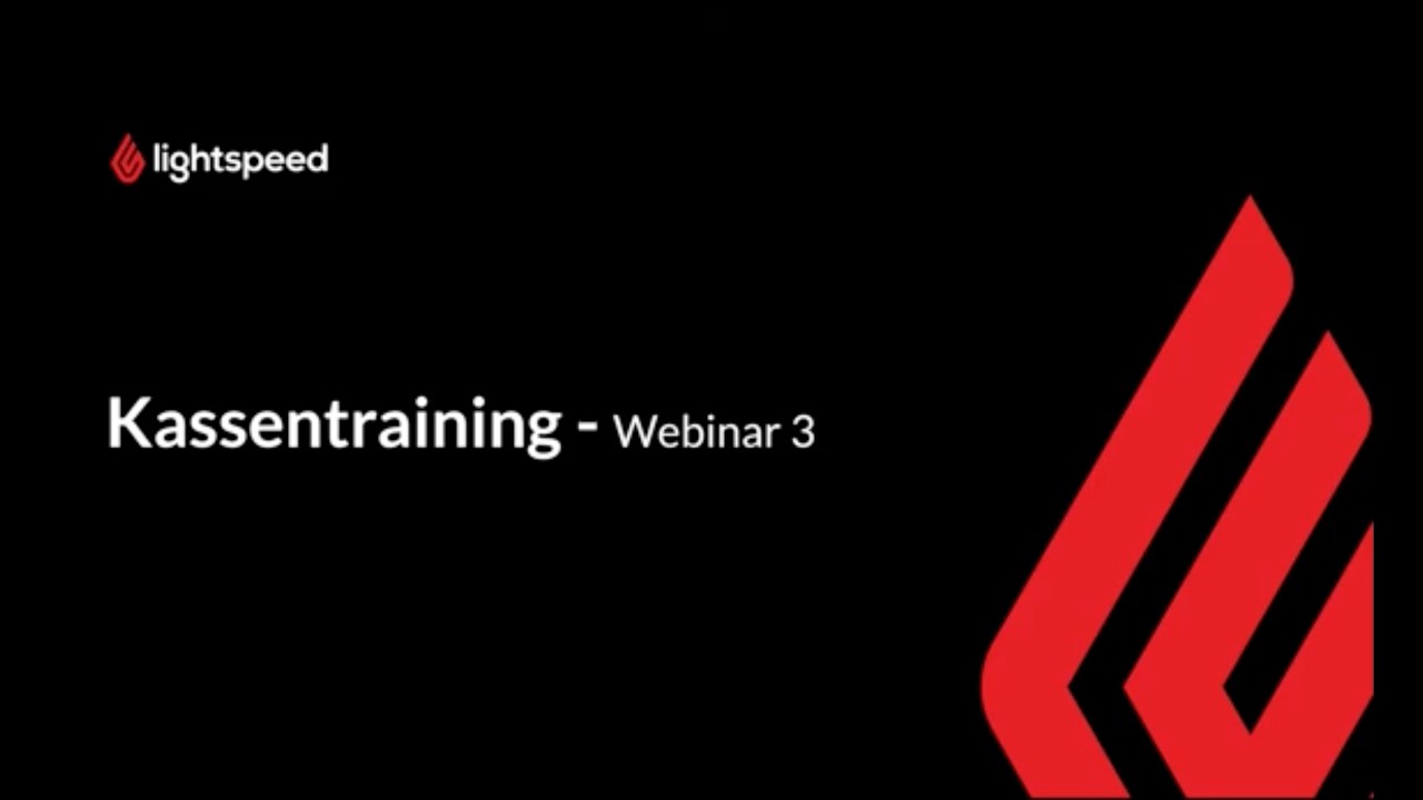 K-Series Webinar 3 - Kassentraining (DE)