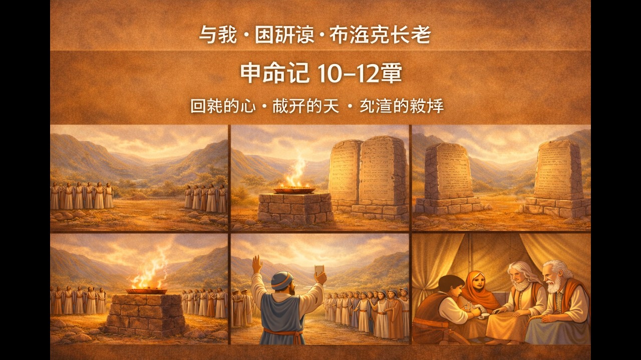 Come Study With Me — Elder Brock | 申命记 10–12 | 敬畏神 ✦ 圣约子民 ✦ 真实敬拜