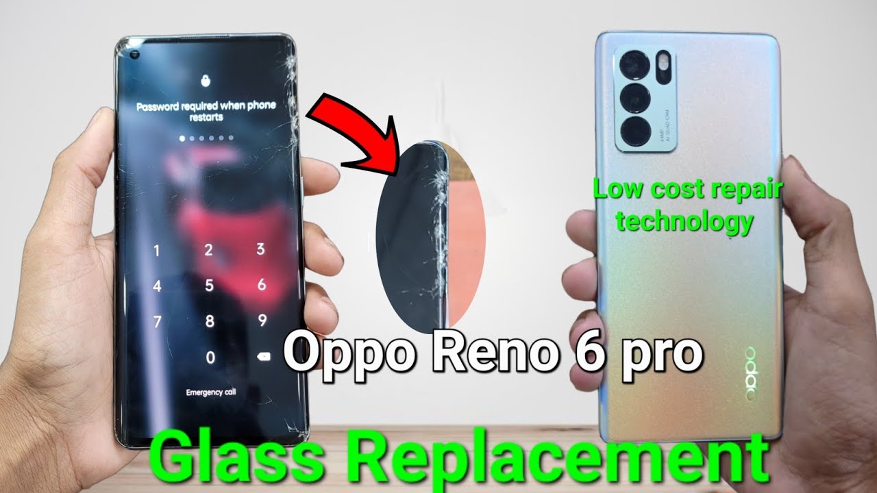 Oppo reno 6 pro glass replacement. edge glass change. zorba Mobile