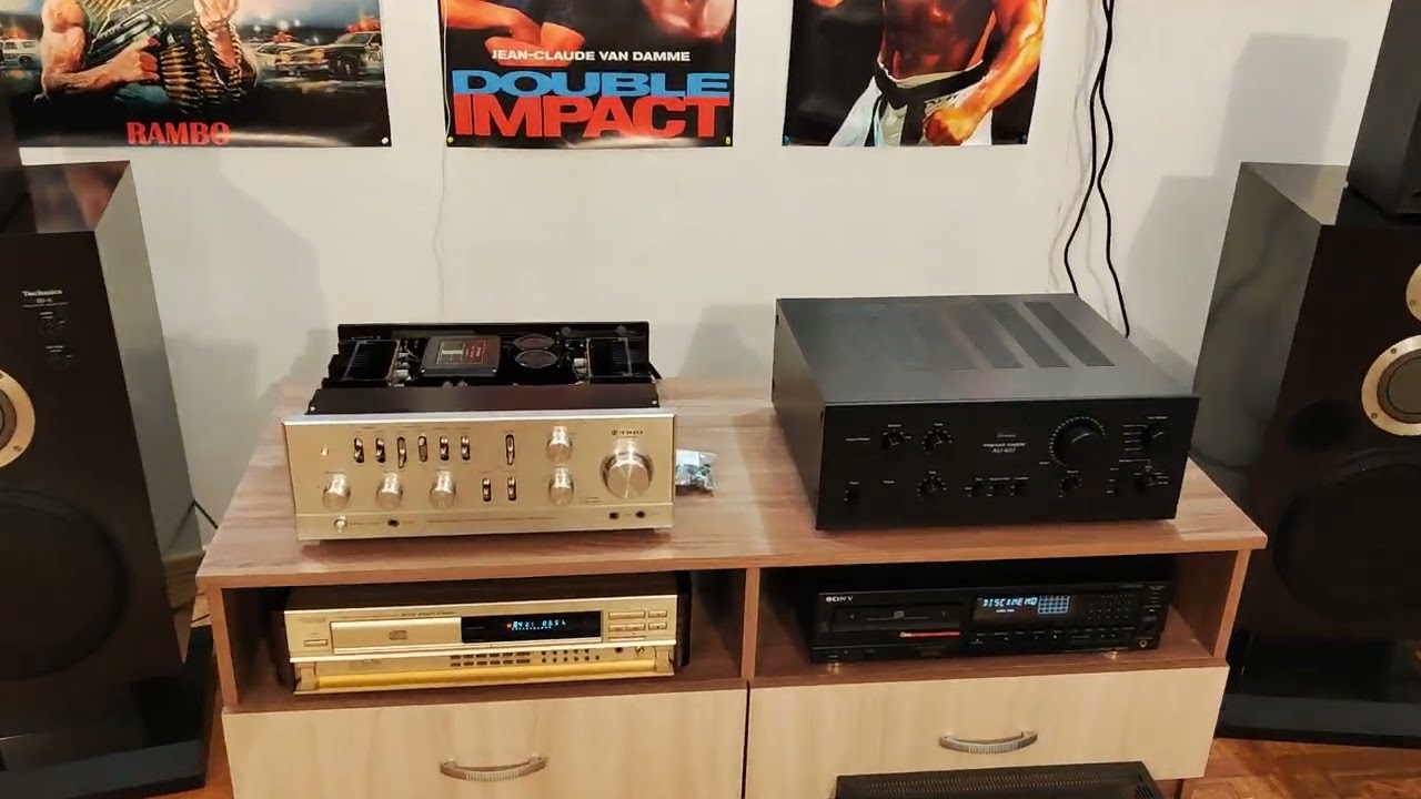 Усилитель Trio KA-9006 (1974 г.в., профилактика и Technics SB-6