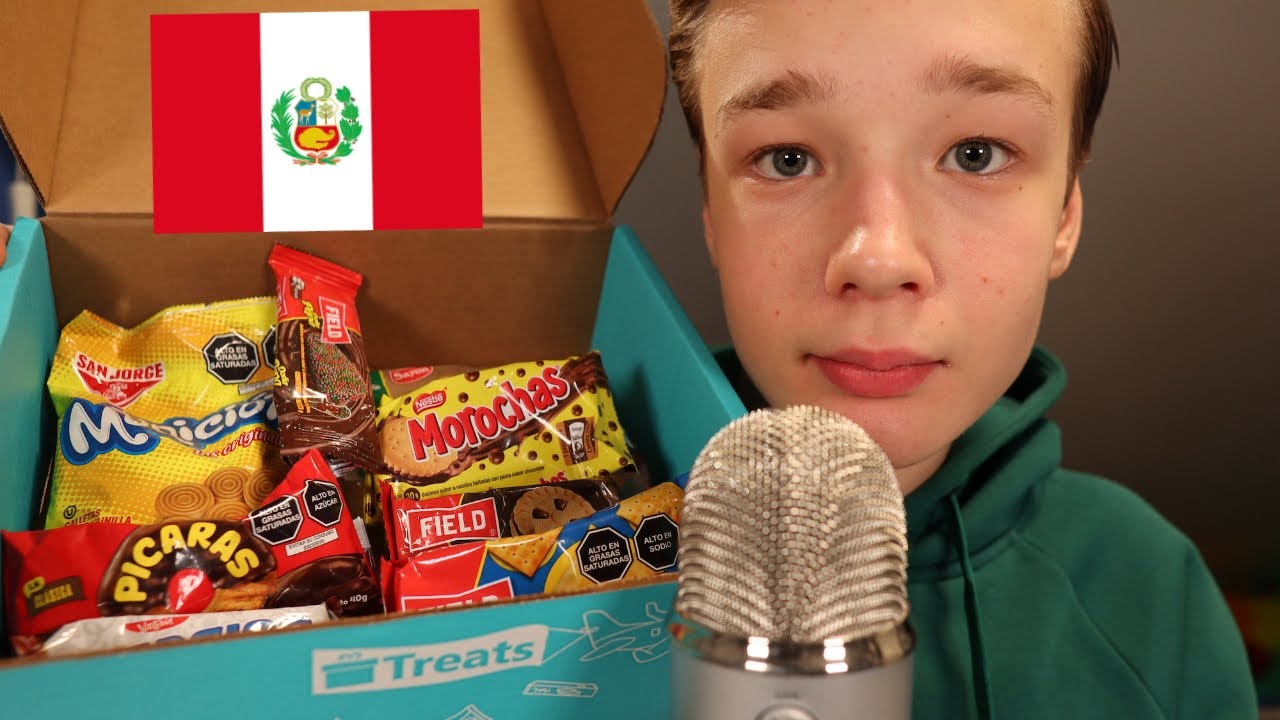 ASMR Mukbang | Trying Snacks From Peru🇵🇪 | Try Treats