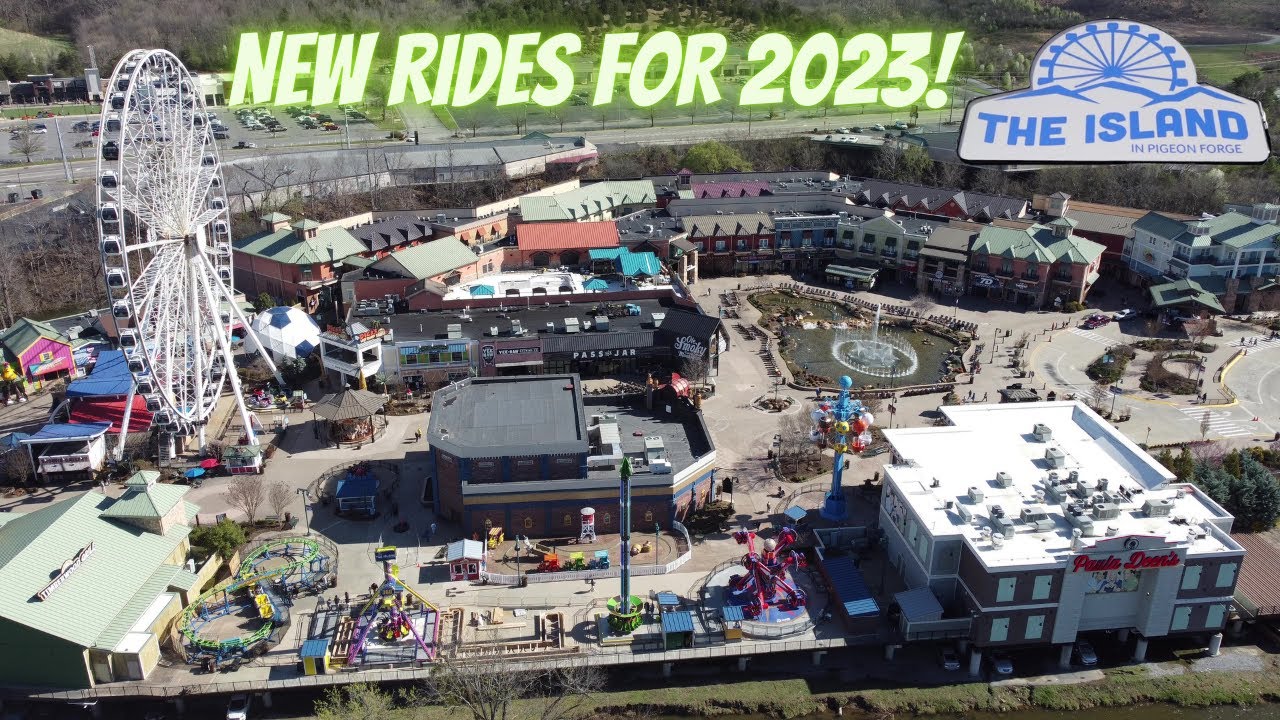 New Rides At The Island in Pigeon Forge TN 2023 