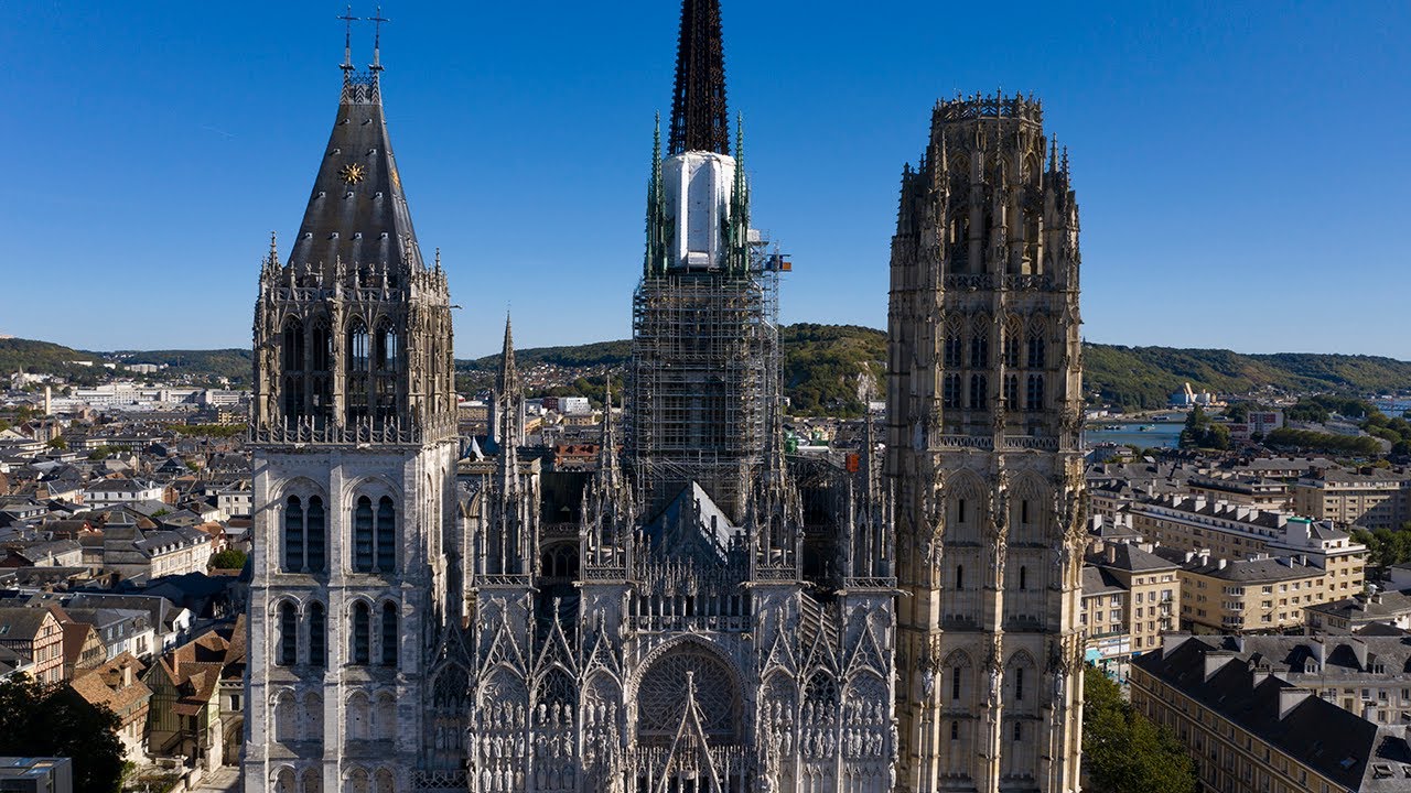 Cathédrale de Rouen - Restauration de la plus haute flèche de France