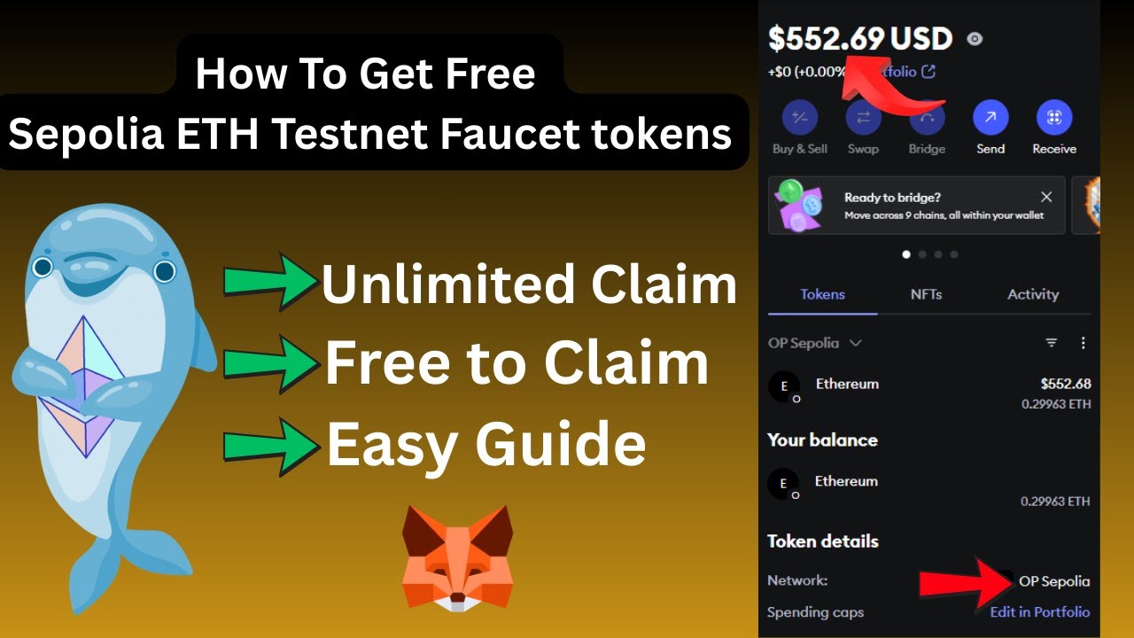 How To Get Free Sepolia ETH Testnet Faucet tokens | Claim For Free | Complete Guide