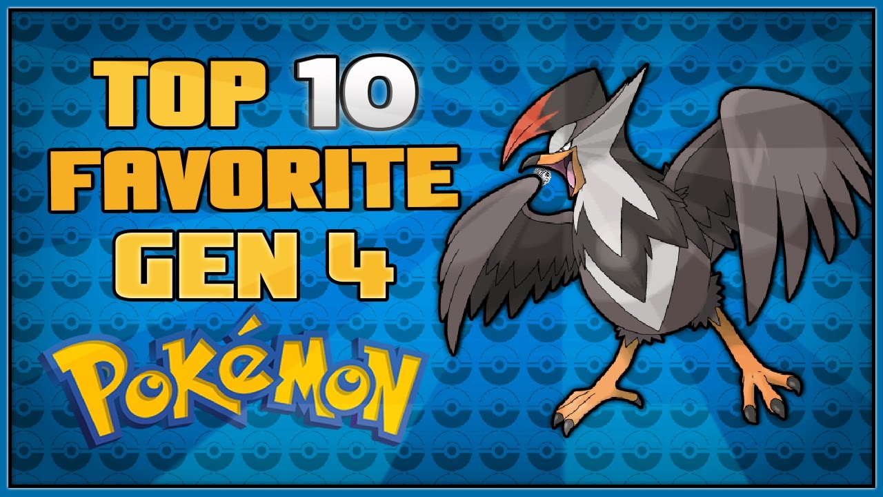 10 любимых покемонов 4-го поколения | Pok&eacute;mon Diamond и Pearl
