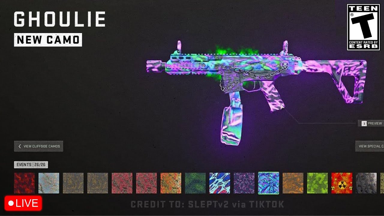 Unlocking Ghoulie Camo Today! - 1,000 Souls Mastery Camo The haunting Event!