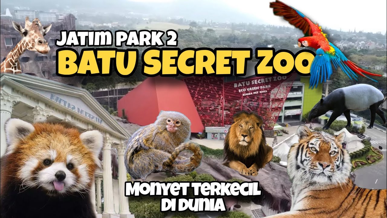 TERBARU! JATIM PARK 2 | BATU SECREET ZOO | SURGA SATWA UNIK DUNIA