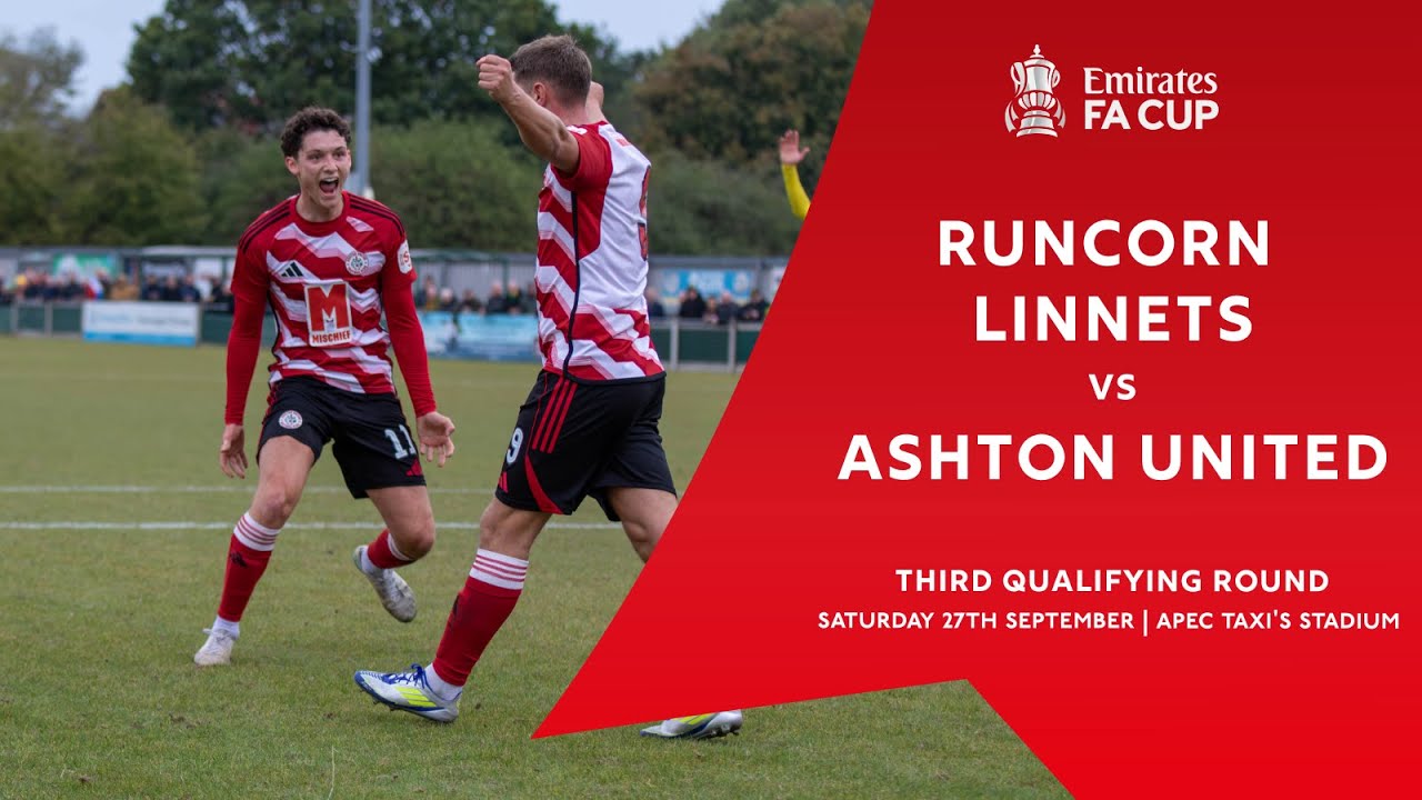 Match Highlights | Emirates FA Cup | Runcorn Linnets 1-1 Ashton United